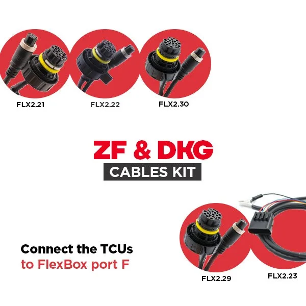 FLK06B - Kit Cable TCU ZF (6/8HP) - DKG