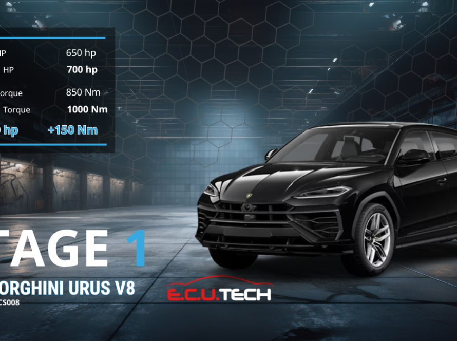 Lamborghini Urus 4.0 V8 Bi-Turbo - Βελτιωμένη με Stage 1 tuning από την Ecutech